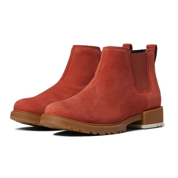 Sorel Shoes - New!  Sorel Emelie II Chelsea Waterproof Boot in Warp Red, Size 10